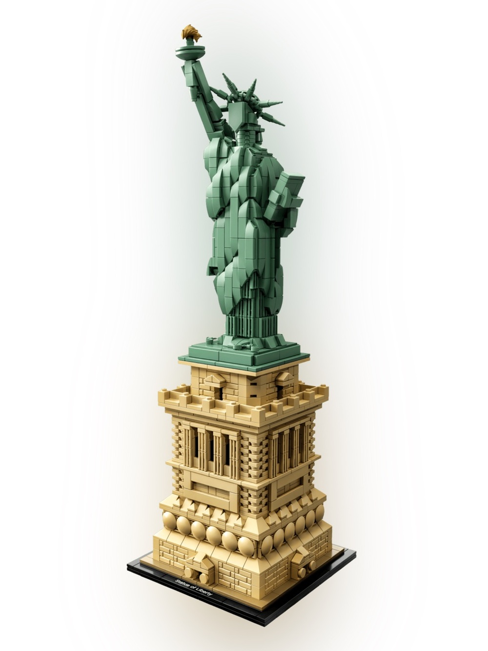 LEGO Statue of Liberty Green and Tan Decorative Sculpture - Brand